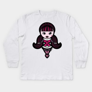 Draculaura Tooniefied Kids Long Sleeve T-Shirt